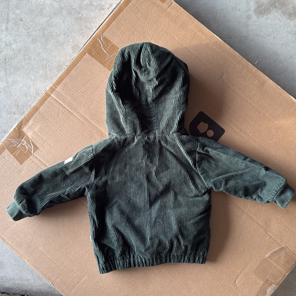 Mori Organic Christmas Set- Sherpa Corduroy Jacket, gingerbread Sweater jumpsuit - Picture 8 of 13